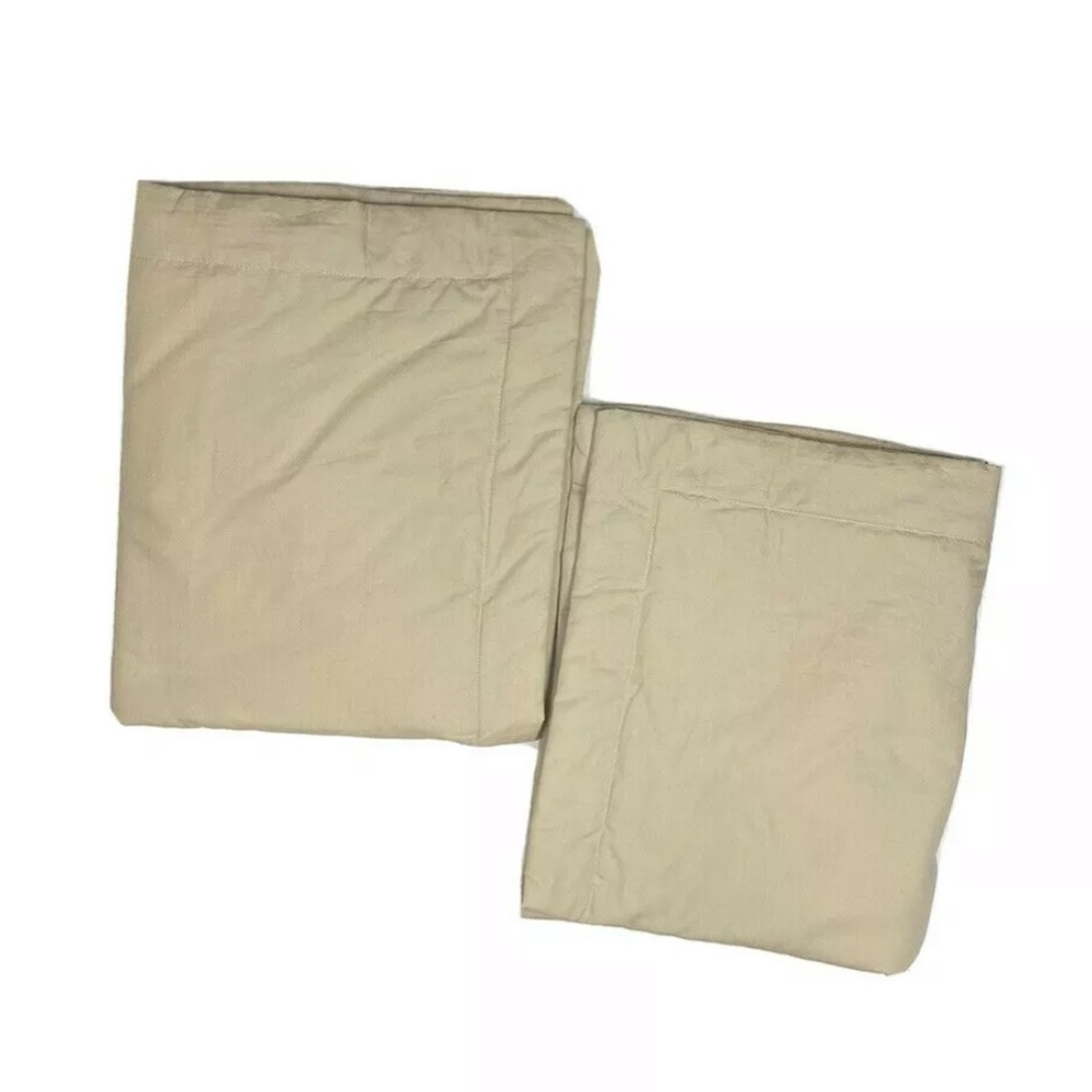 JCPenney Discontinued Khaki Pair Pillowcases Shams